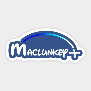 Maclunkey Plus Sticker